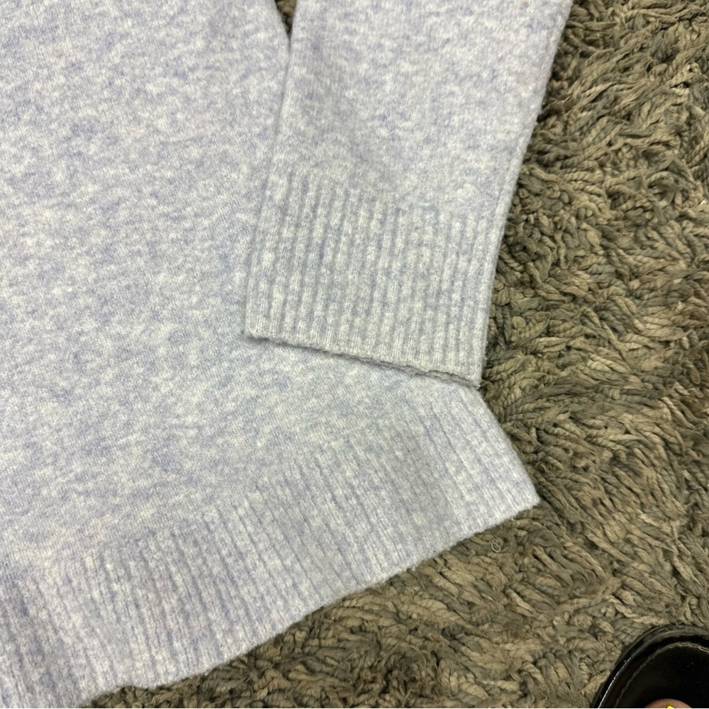 J. Crew Lavender Turtleneck Sweater with Button Detail - Picture 8 of 10
